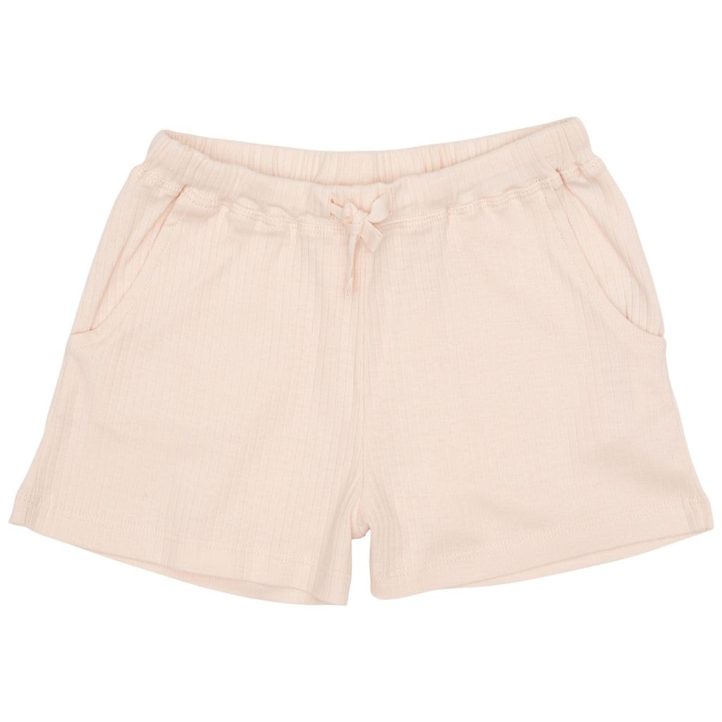 Ribbade Shorts Ljusrosa