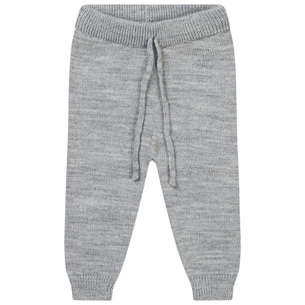 Juno Knitted Pants Gray Melange