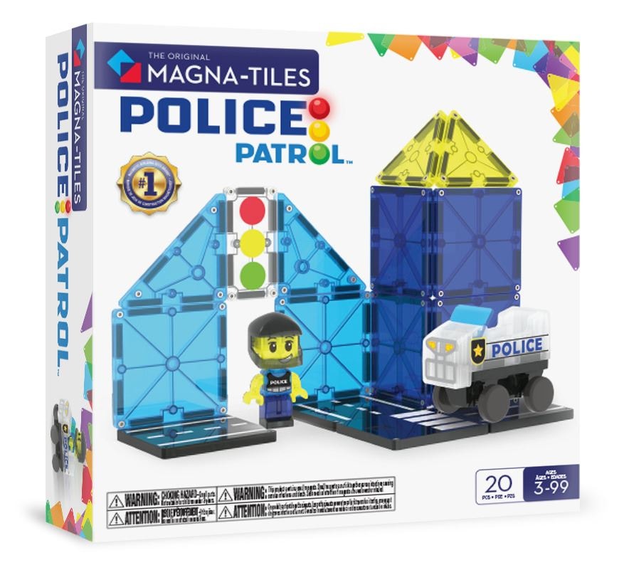 Police Patrol Byggklossar 20 St Multi 