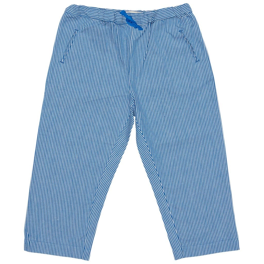 Stripete Bukser Sharp Blue