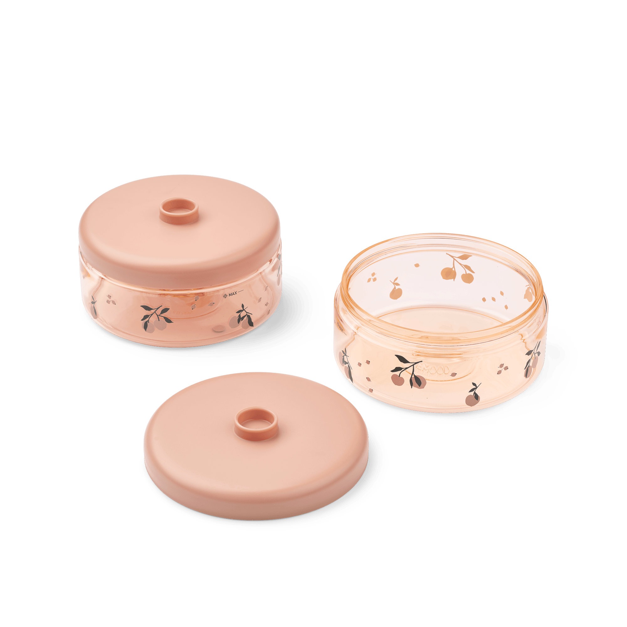 Dominique Food Tritan Boxes 500 Ml 2-pack 2-pack Peach / Sea Shell 