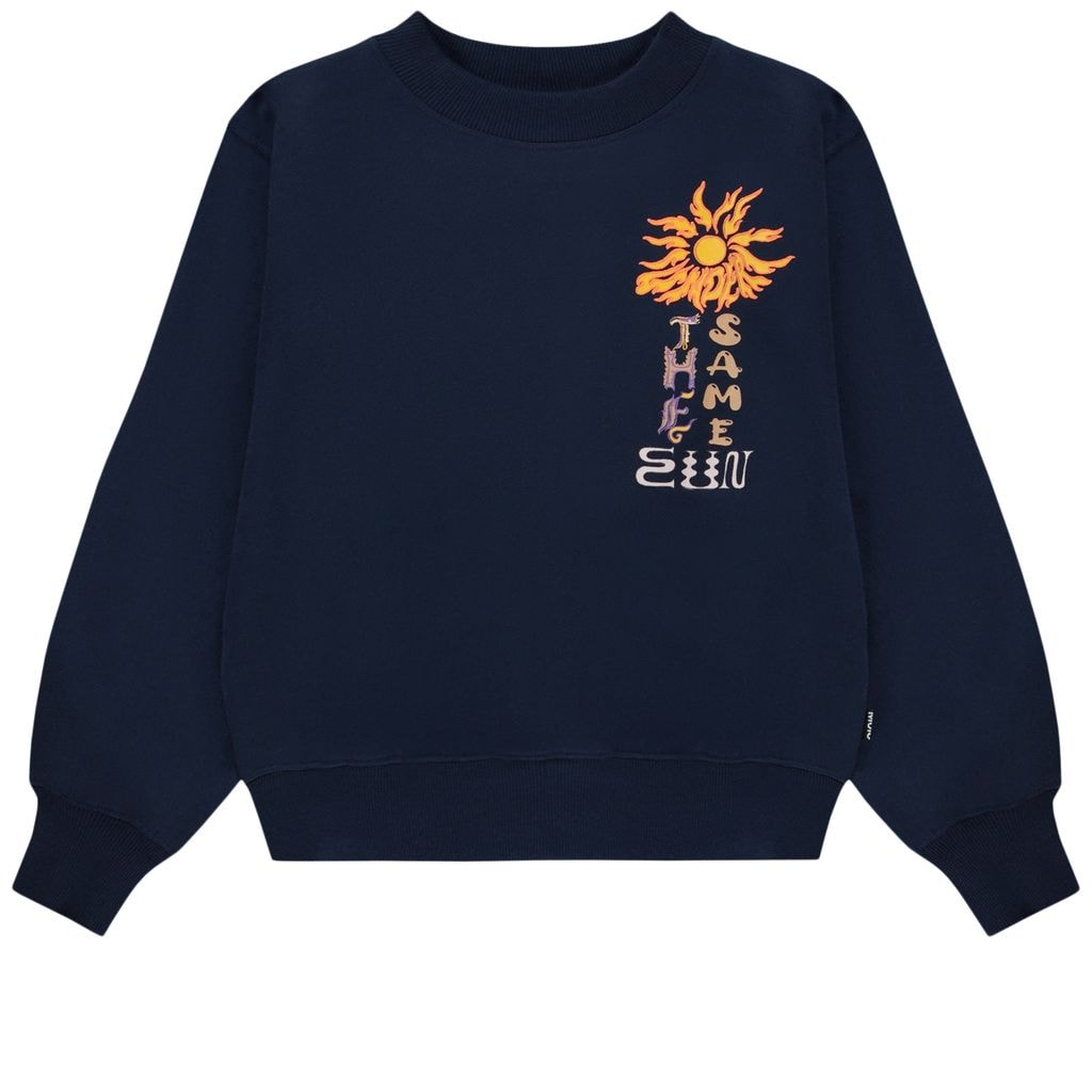 GOTS Marge Collegepaita Navy Sky