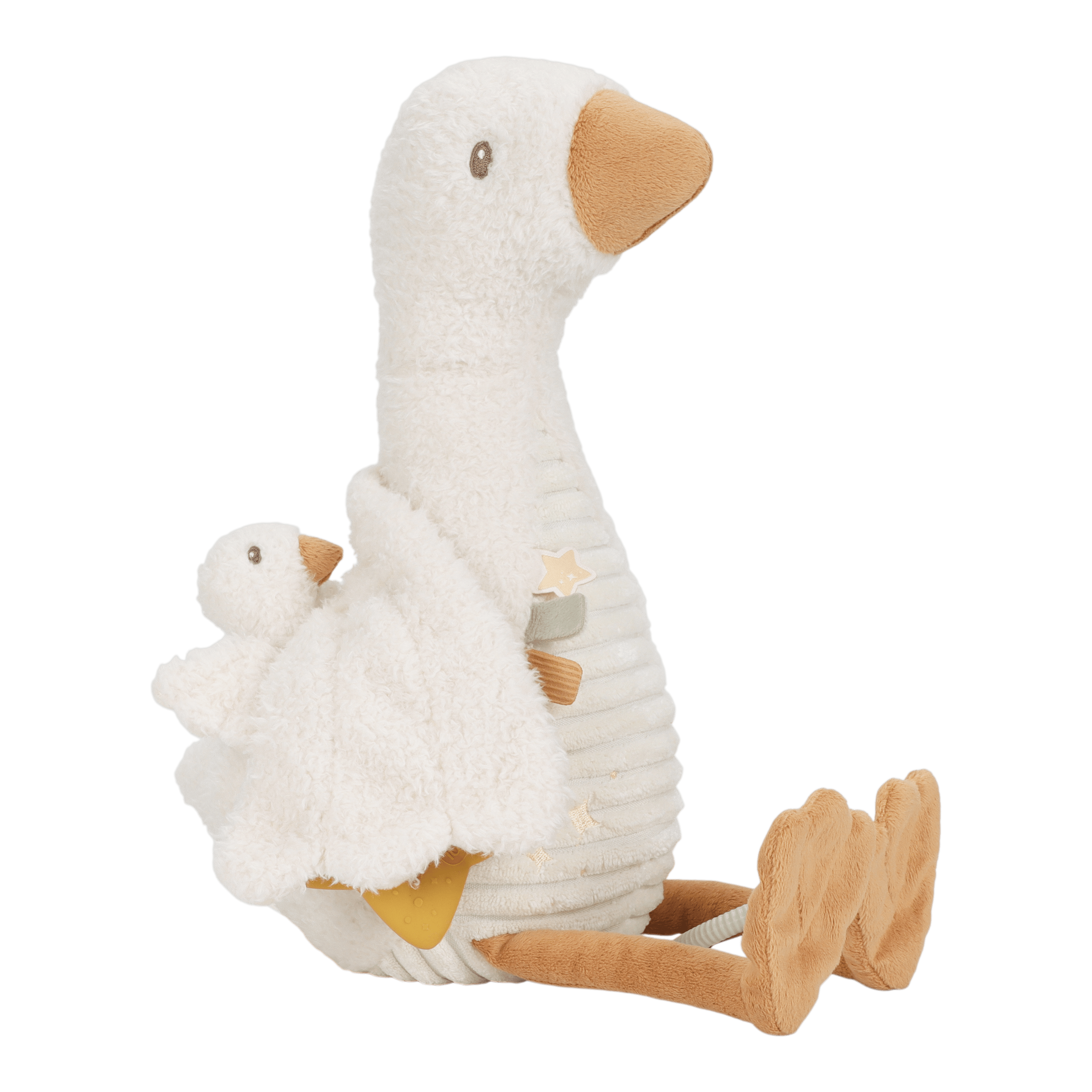 Activity Soft Toy Goose  Grs White 