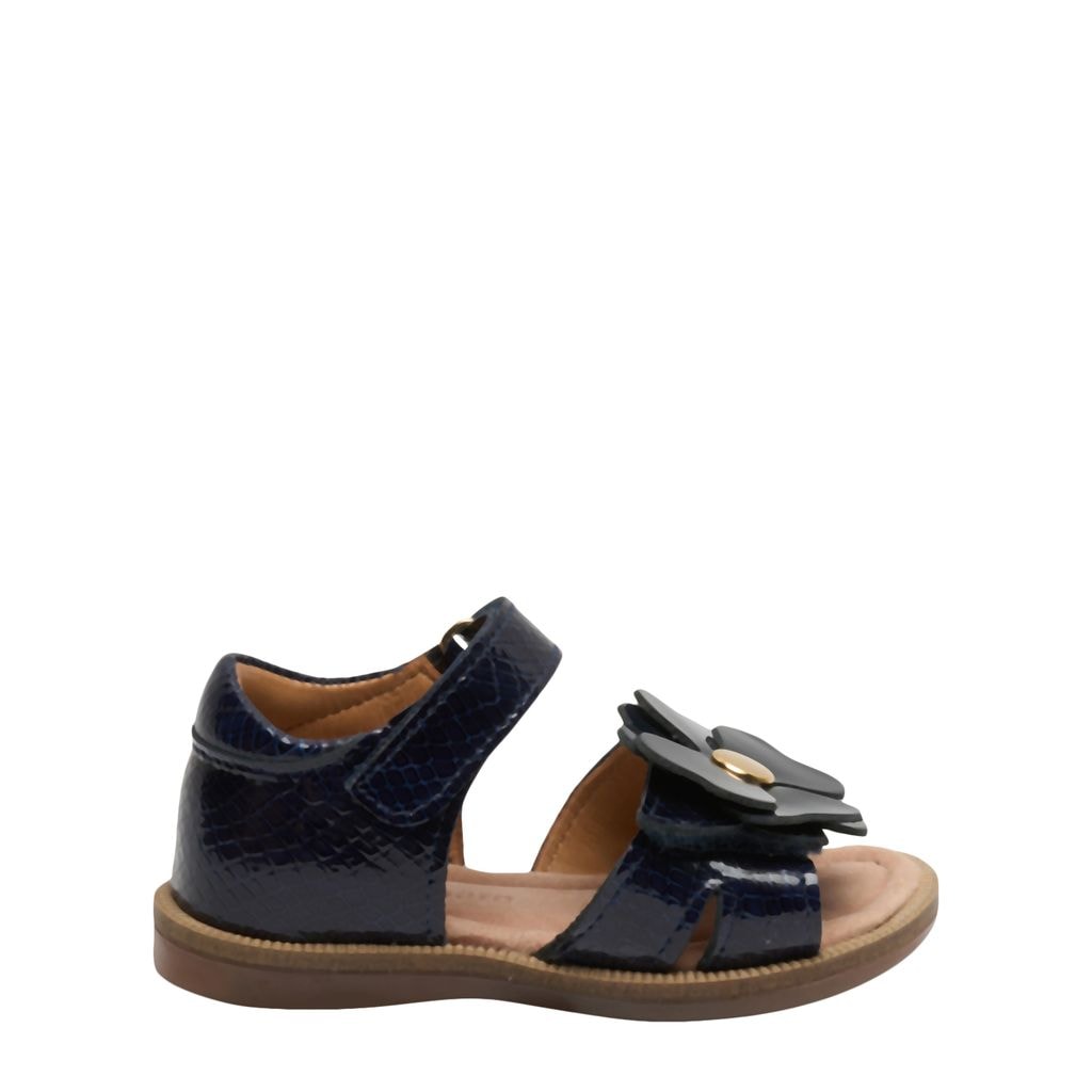 Barbara C Sandaler Med Hæl Blue Croco