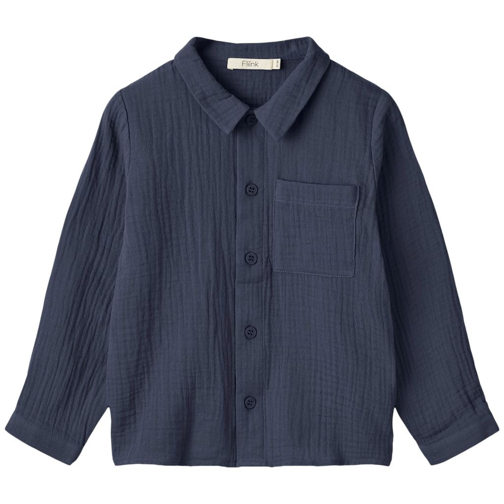 Elmo Langærmet Skjorte Insignia Blue