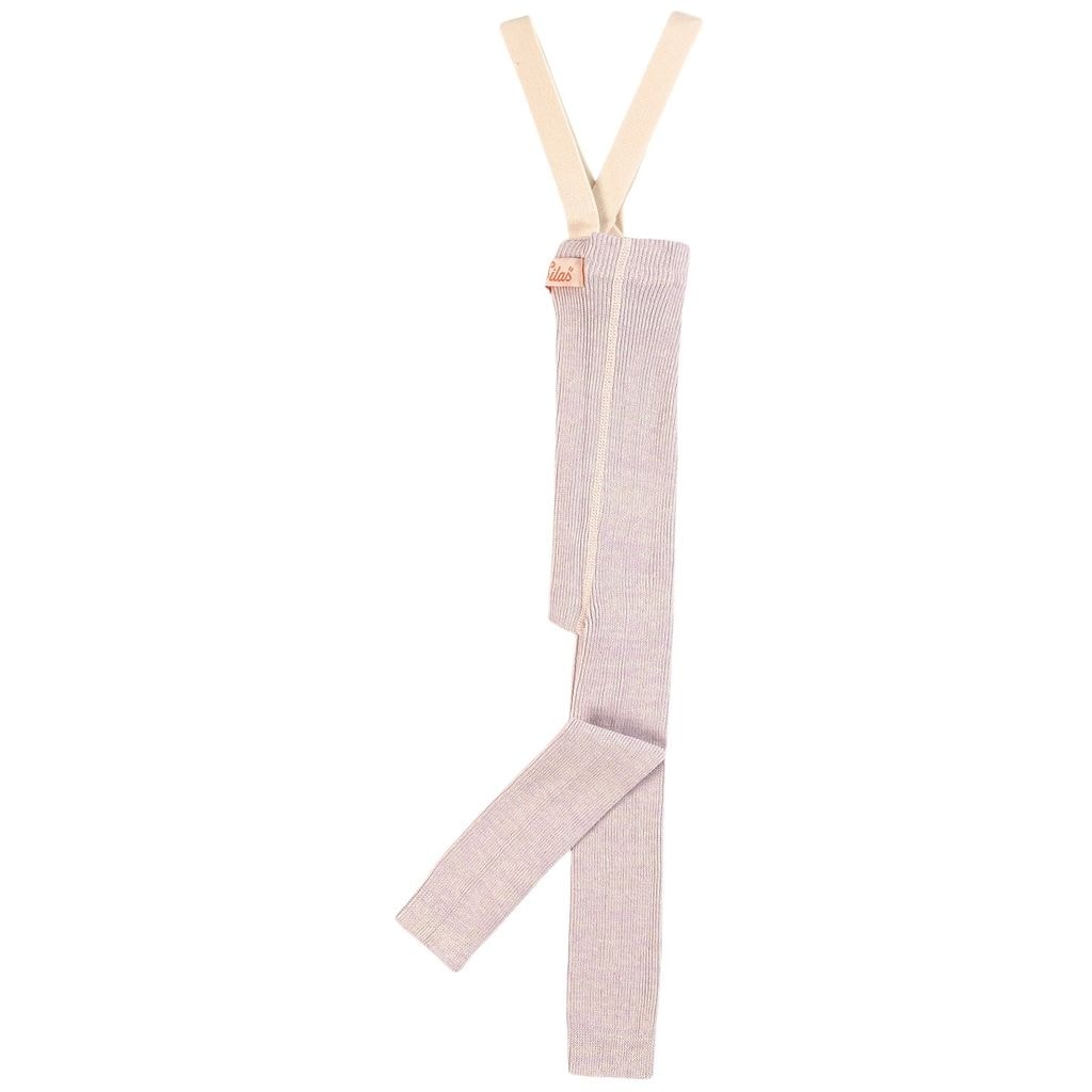 GOTS Footless tights Creamy Lavender
