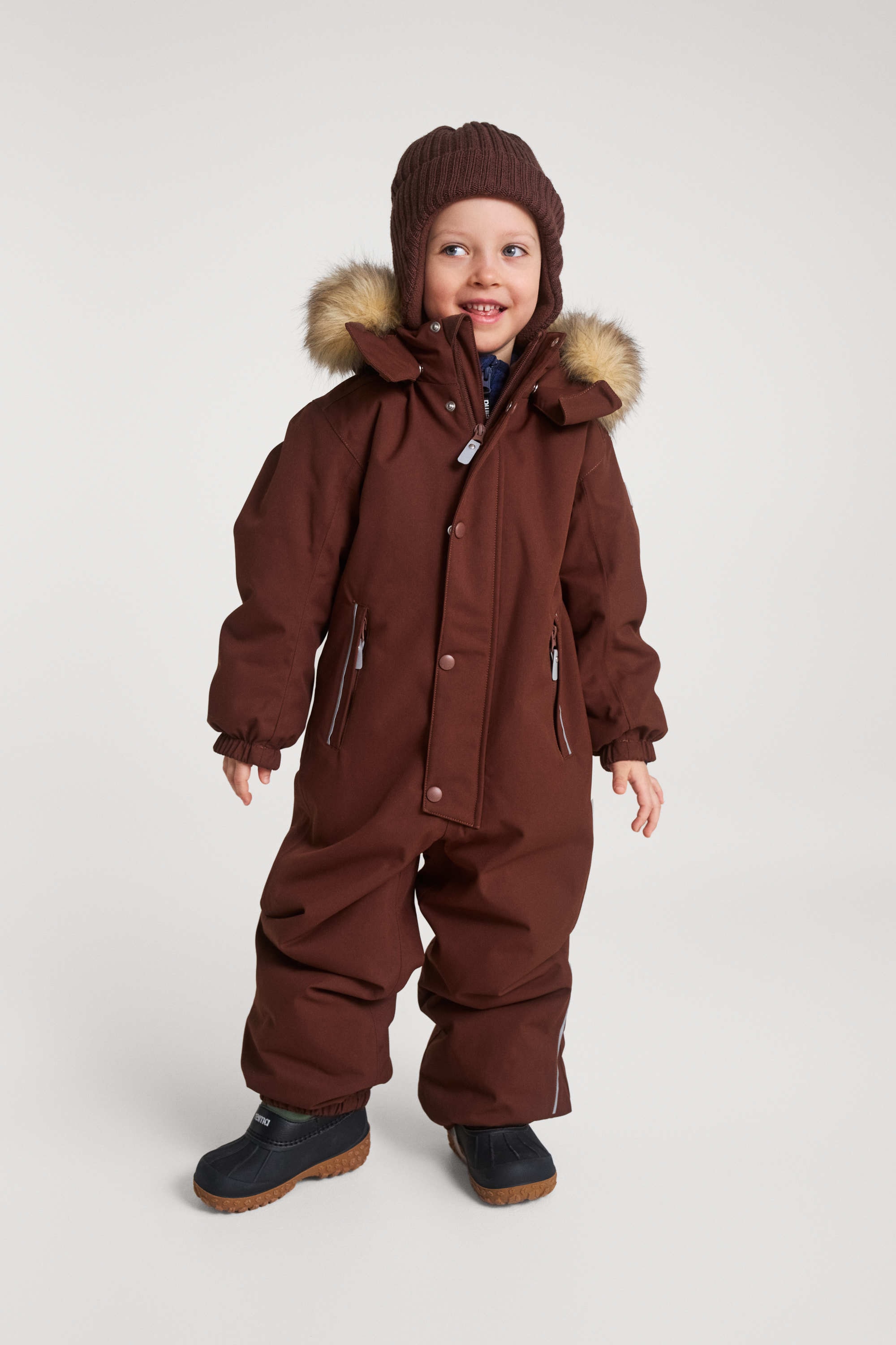 Stavanger ReimaTec Vinteroverall Umber Brown