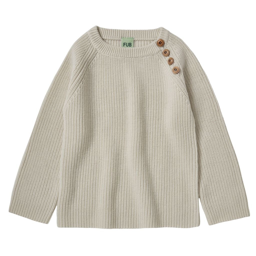 Rib Sweater Ecru