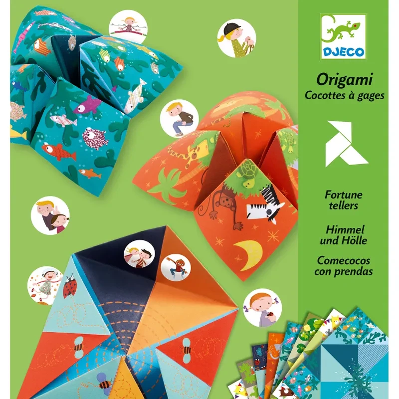 Origami-spåkassesett Bird Games