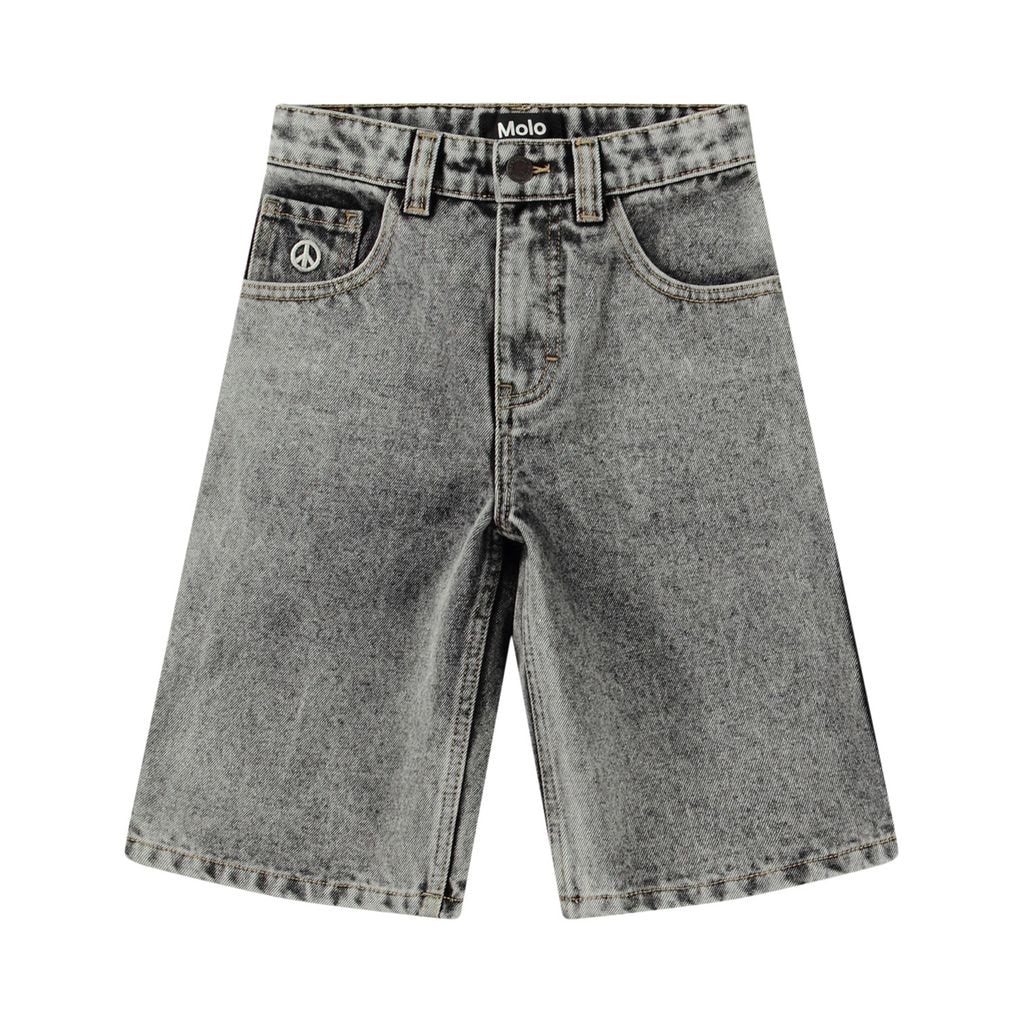 Alpha Woven Shorts Grey Stonewash