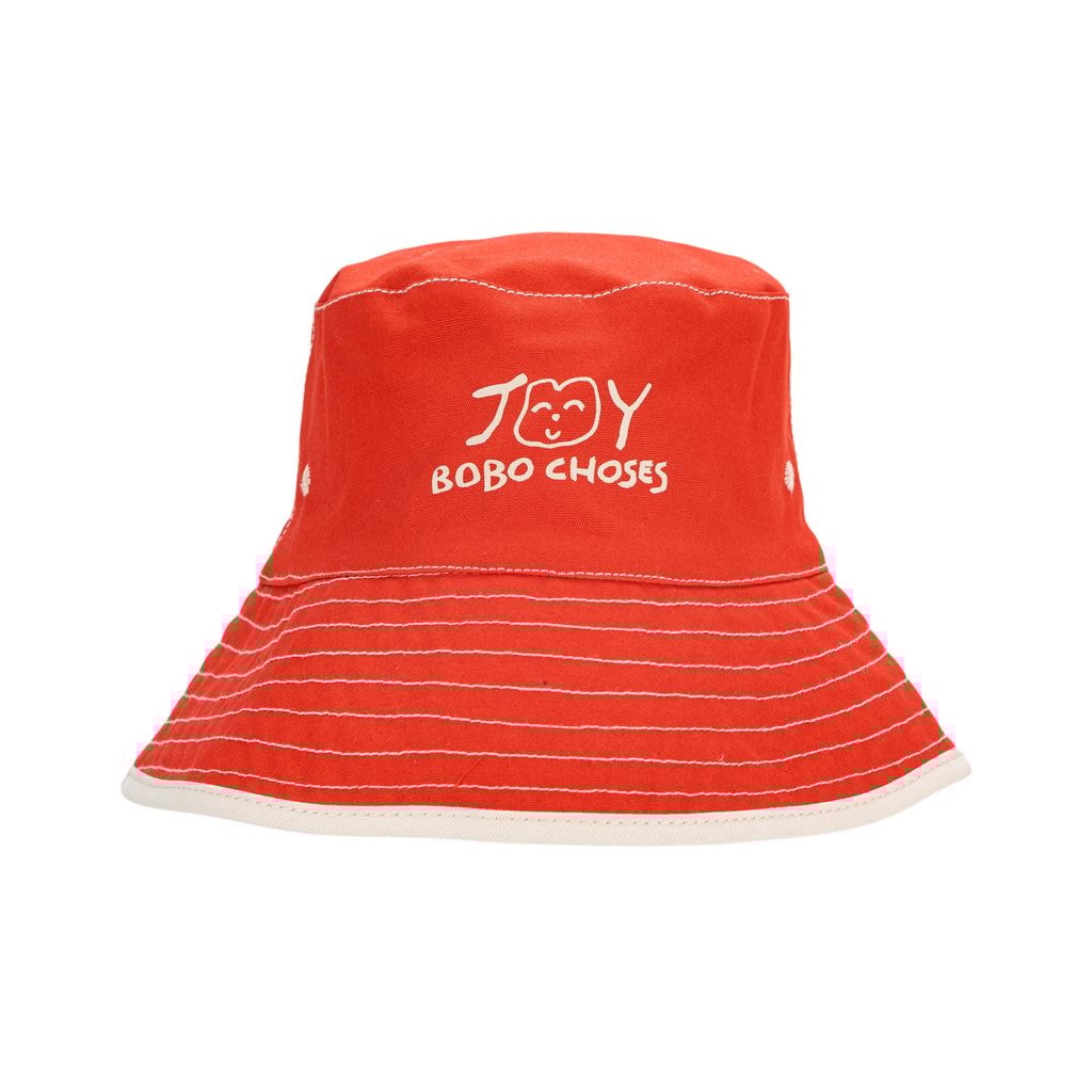 Joyful Face Reversible Hat Multicolor