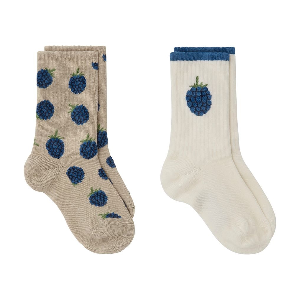 2-Pack GOTS Korfu Socks Blackberry