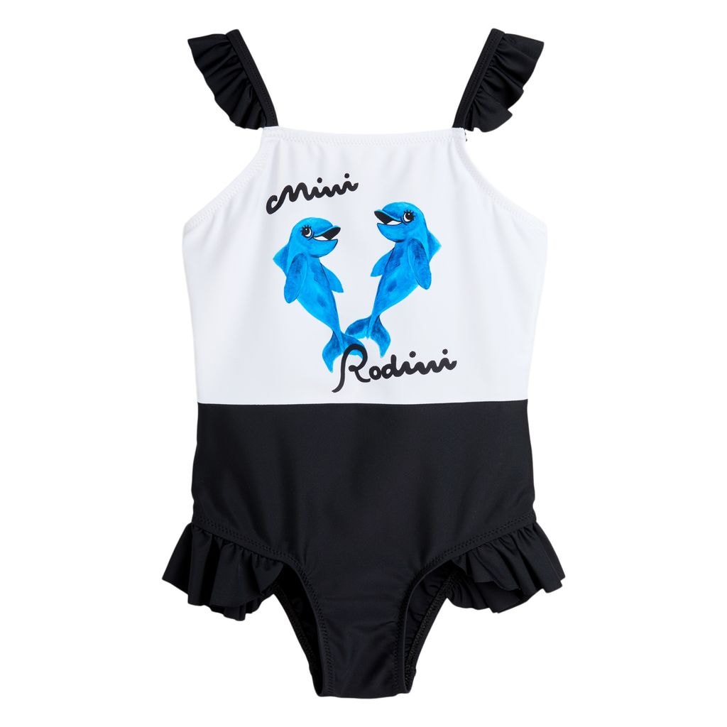 Dolphins Swimsuit Black
