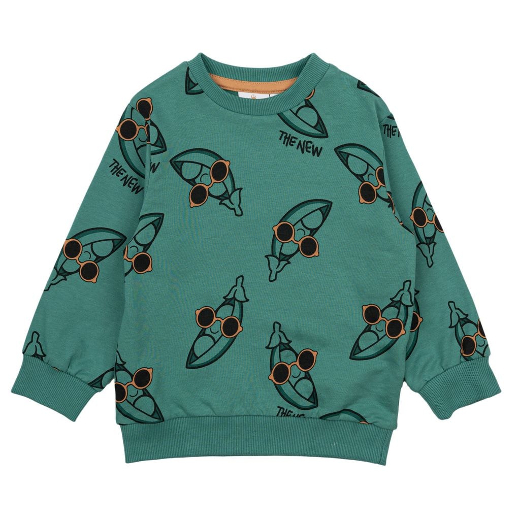 GOTS Neo Sweatshirt Bottle Green