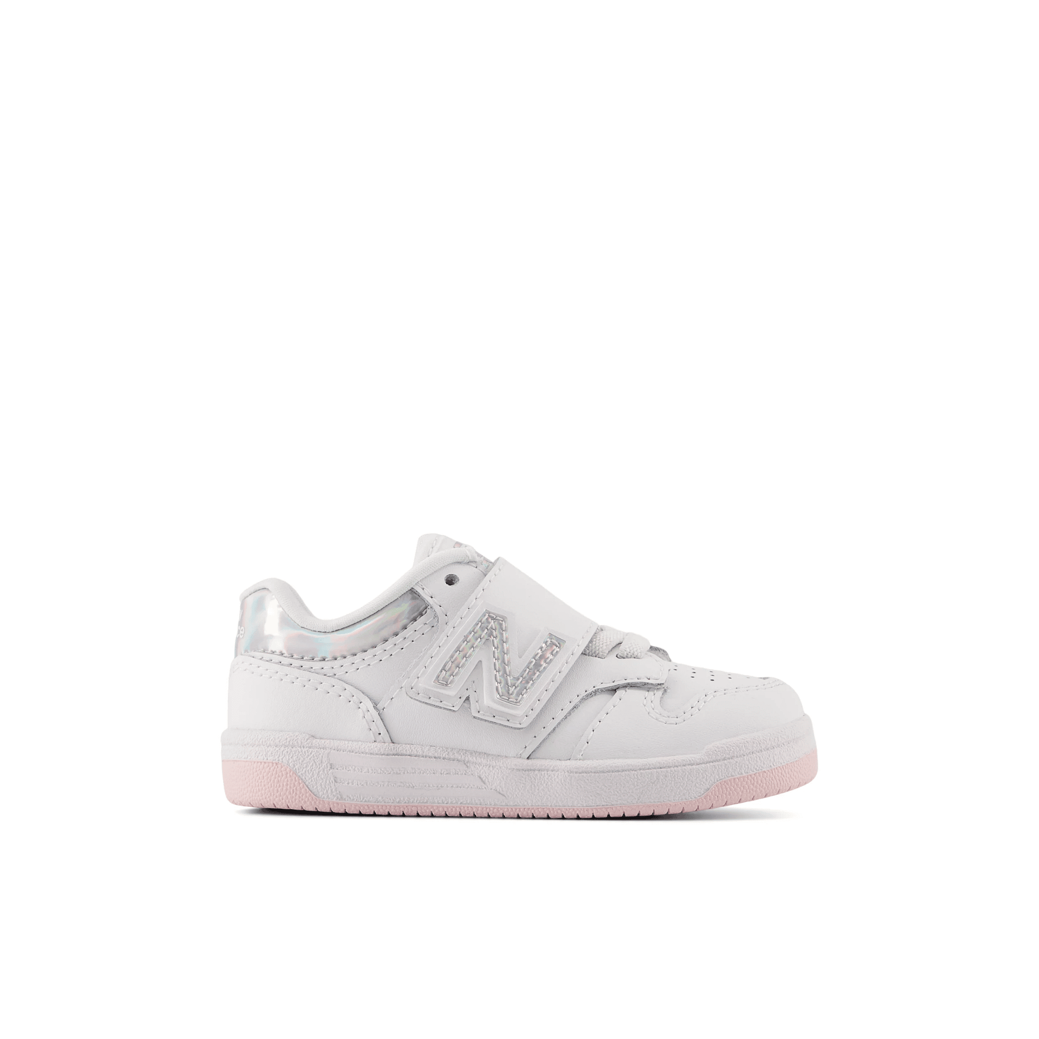 480 Kids NEW-B Hook & Loop Sneakers White