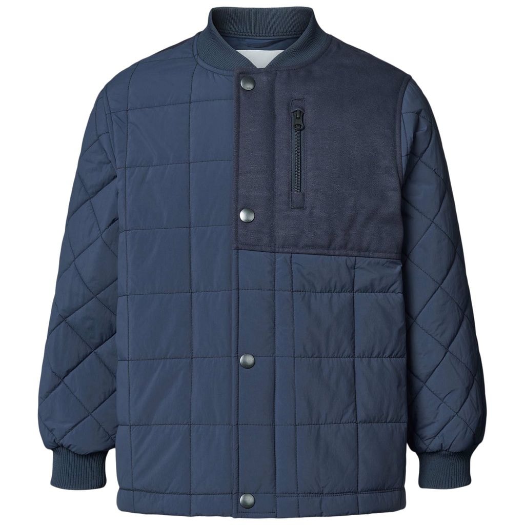Harold Quilted Jacket Mood Blue