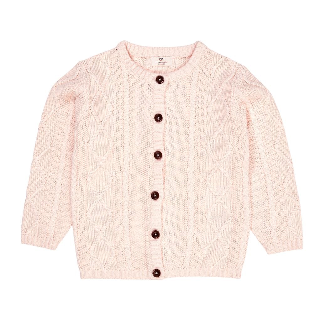 Knitted Cardigan  Soft Pink