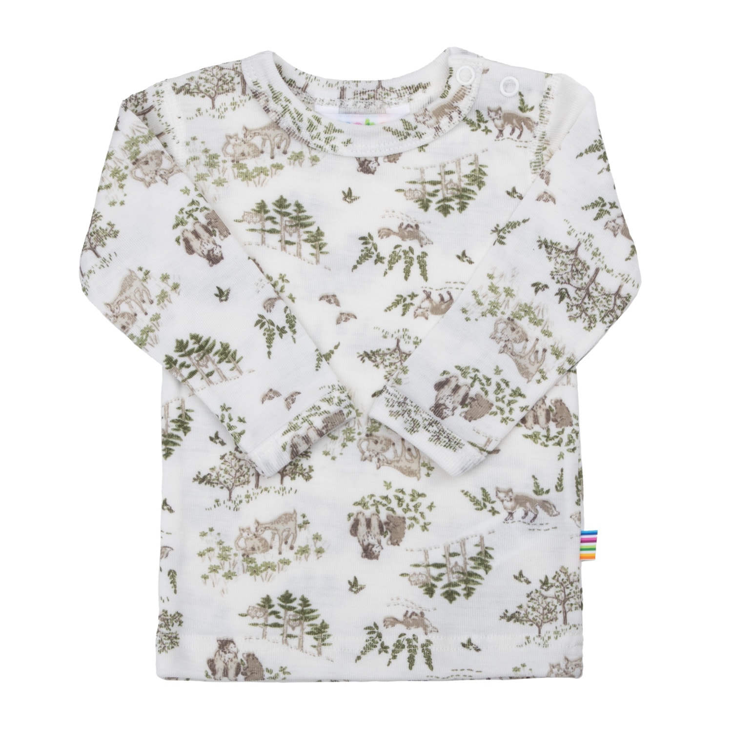 Long-Sleeved Wool Top Off White