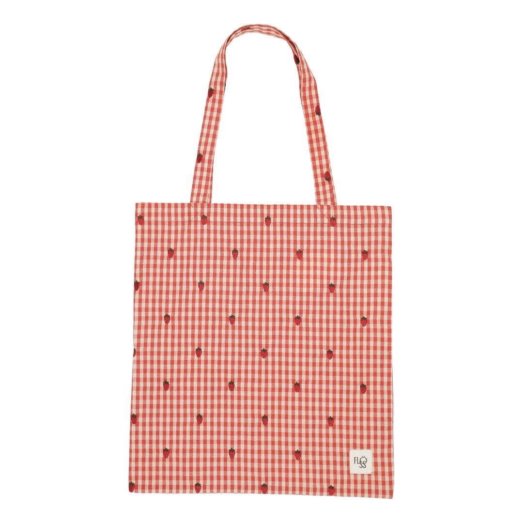 Molly Tote Medium Berry Gingham