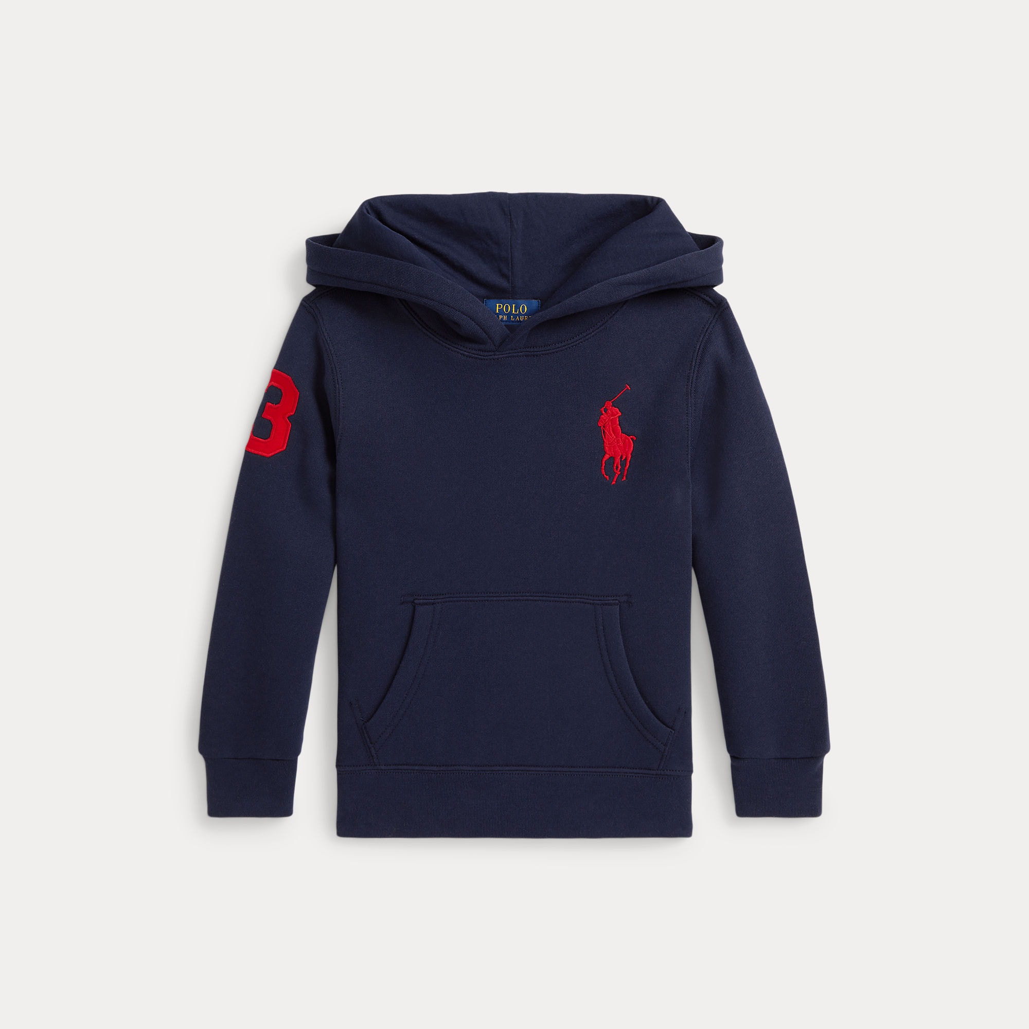 Fleece-hættetrøje Refined Navy 