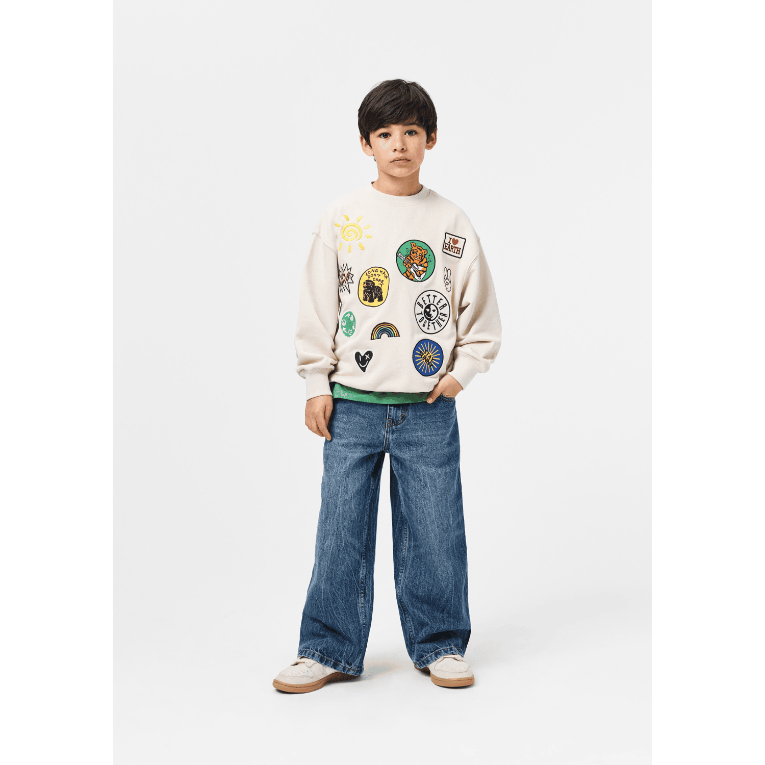 Mar Sweatshirt Patch Party