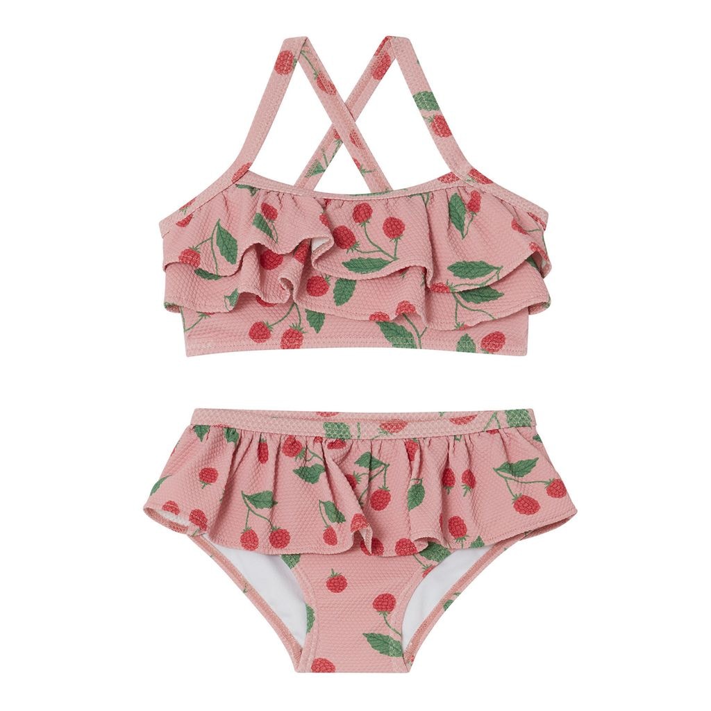 Cannes Mönstrad Bikini Med Hallon Woody Rose