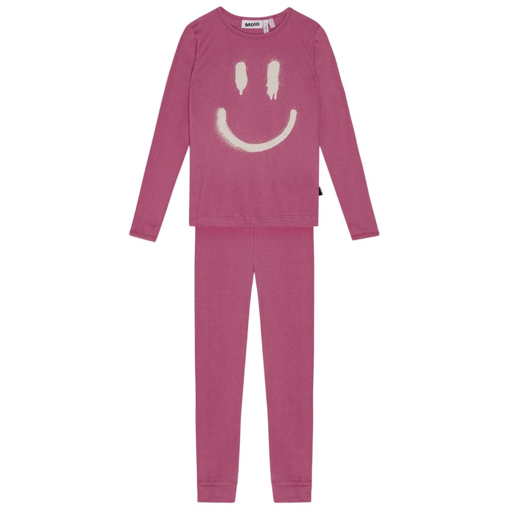 GOTS Lue Pyjama Dark Rose