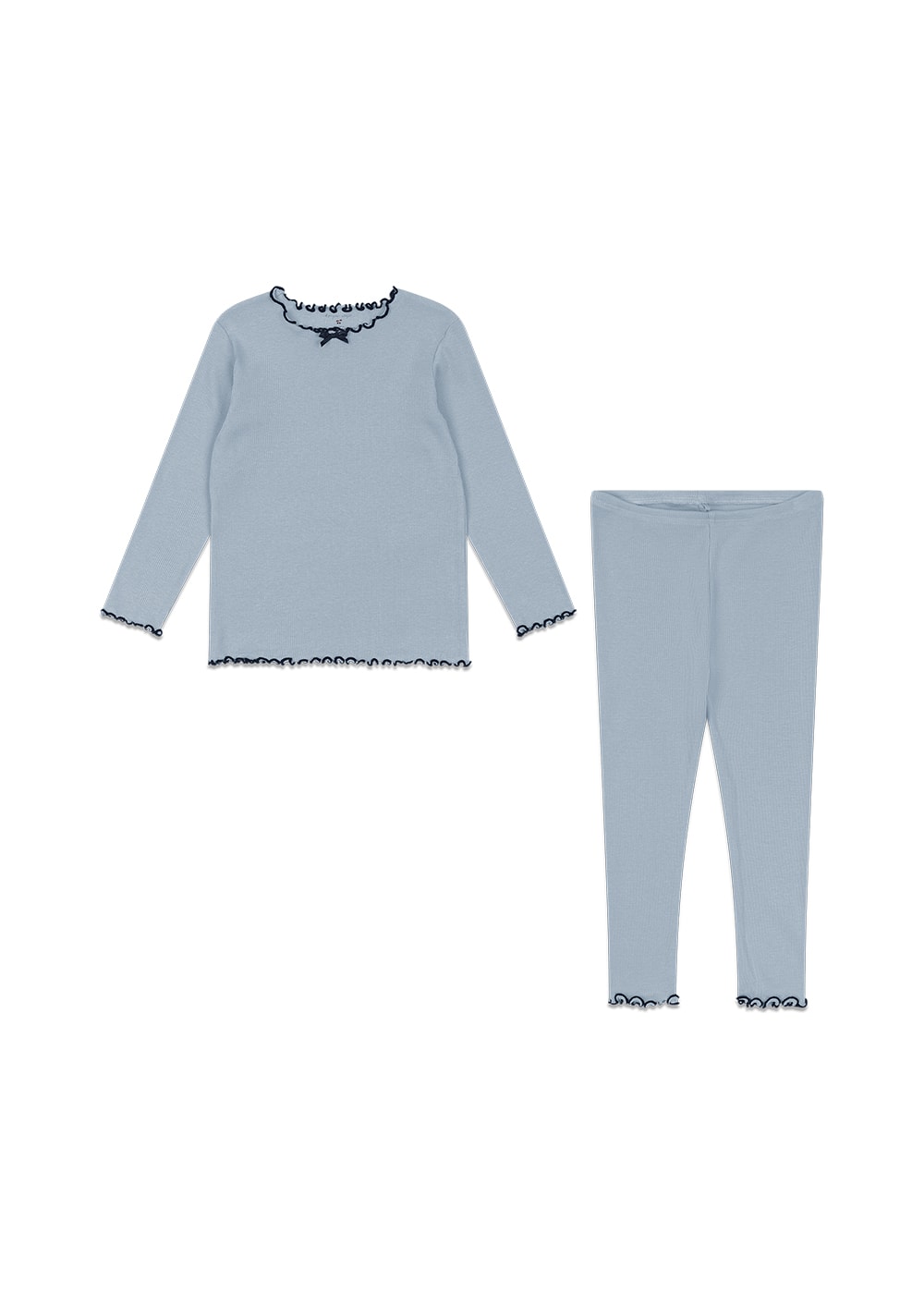 Rivi Rib Set Ocs Blue Fog
