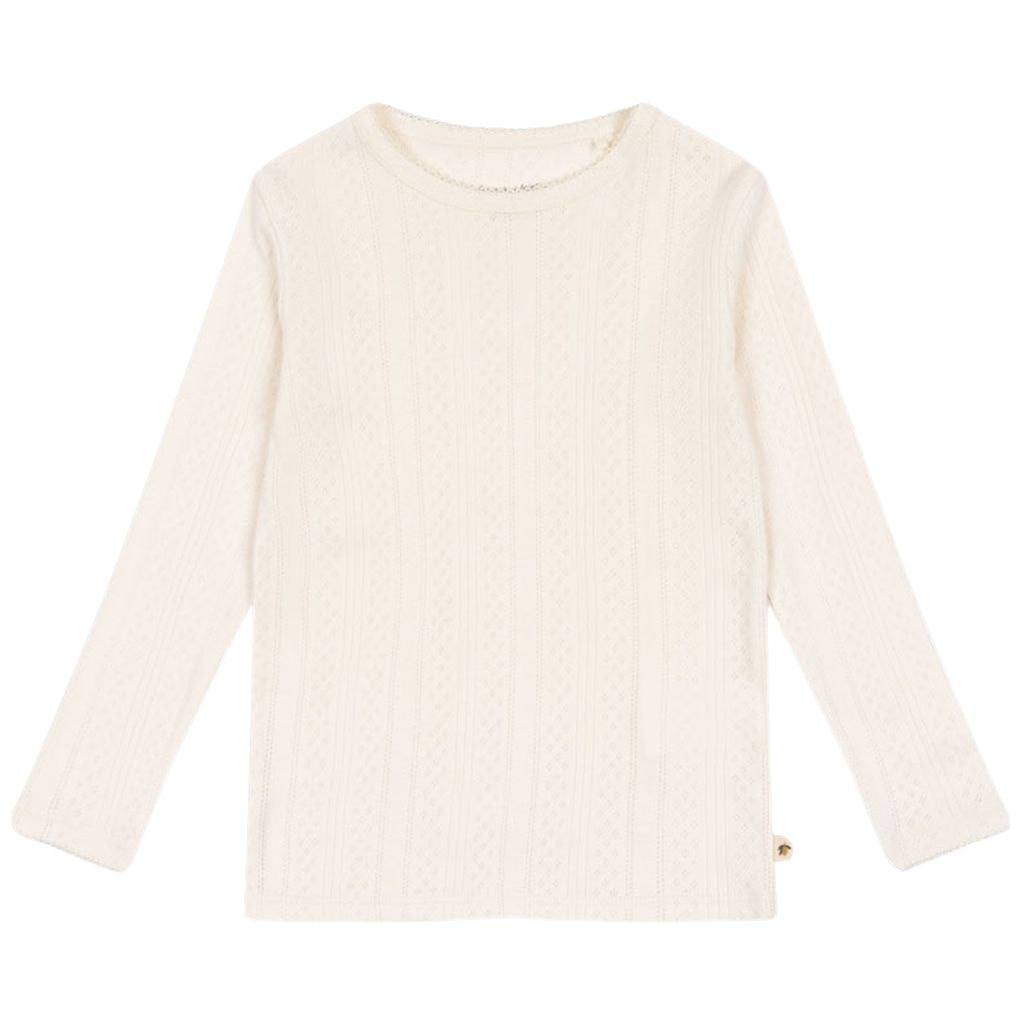 GOTS Minna Long-Sleeved Top Antique White