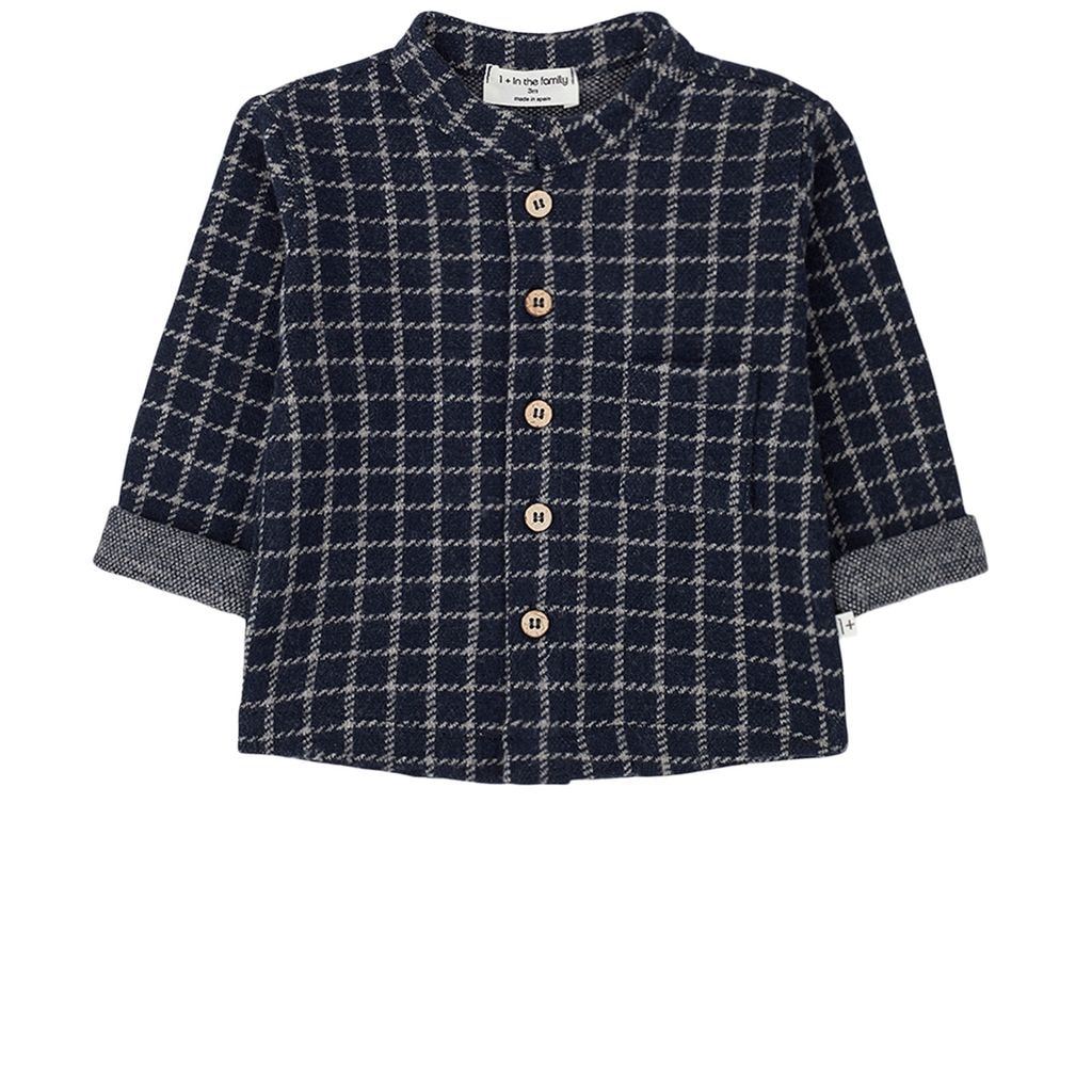 Rick Checked Shirt Navy