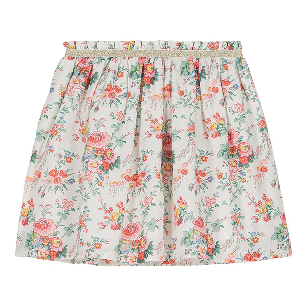 Cephee Skirt Cream Rosa Festa