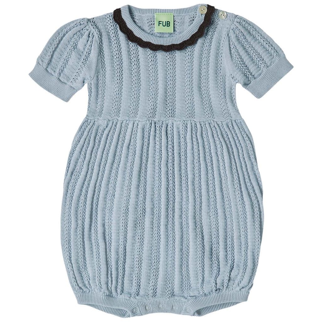 Romper In Pointelle Cloud