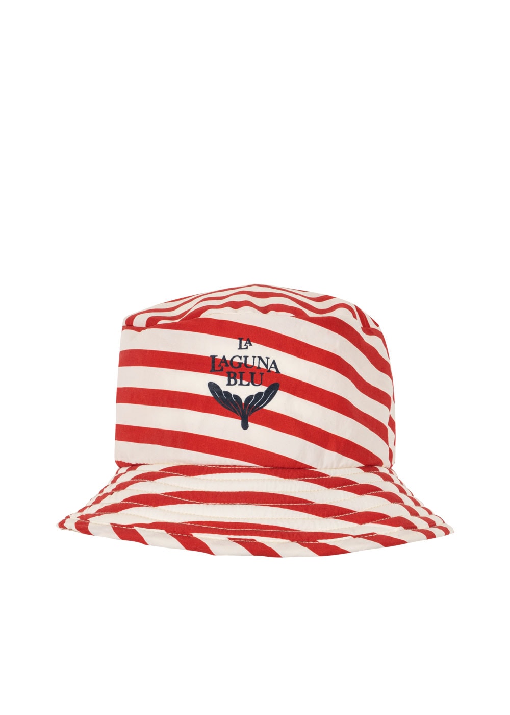 Asnou Bucket Hat Stripe Rouge 