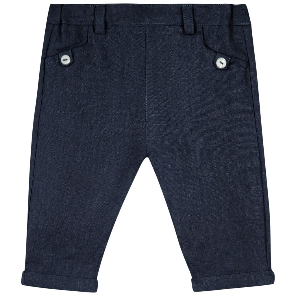 Linen Pants Navy