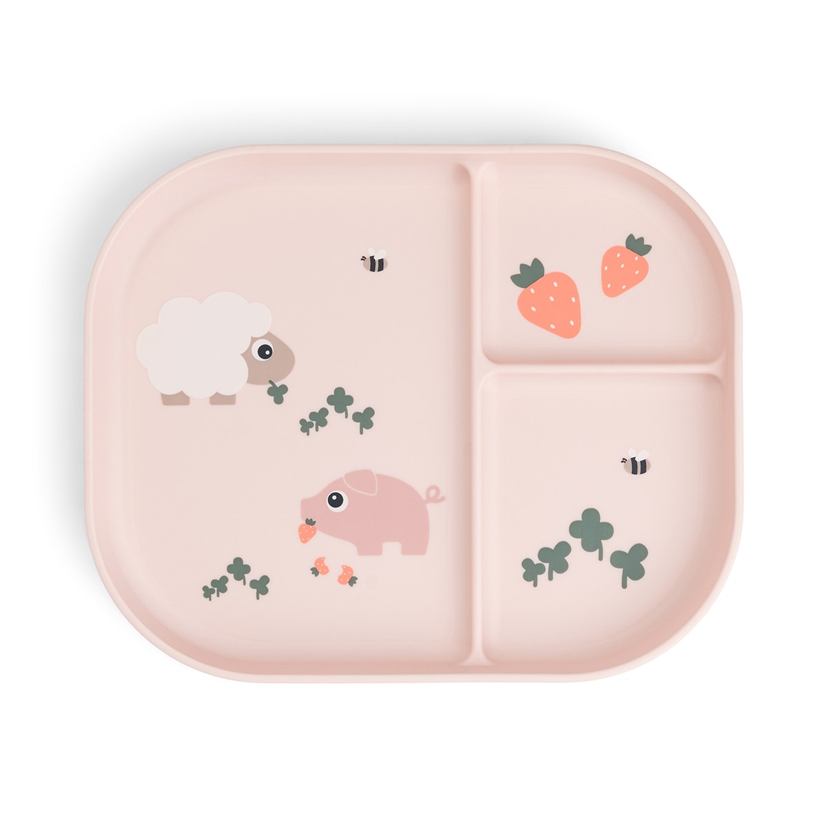 Foodie Compartment Plate Tiny Farm Powder