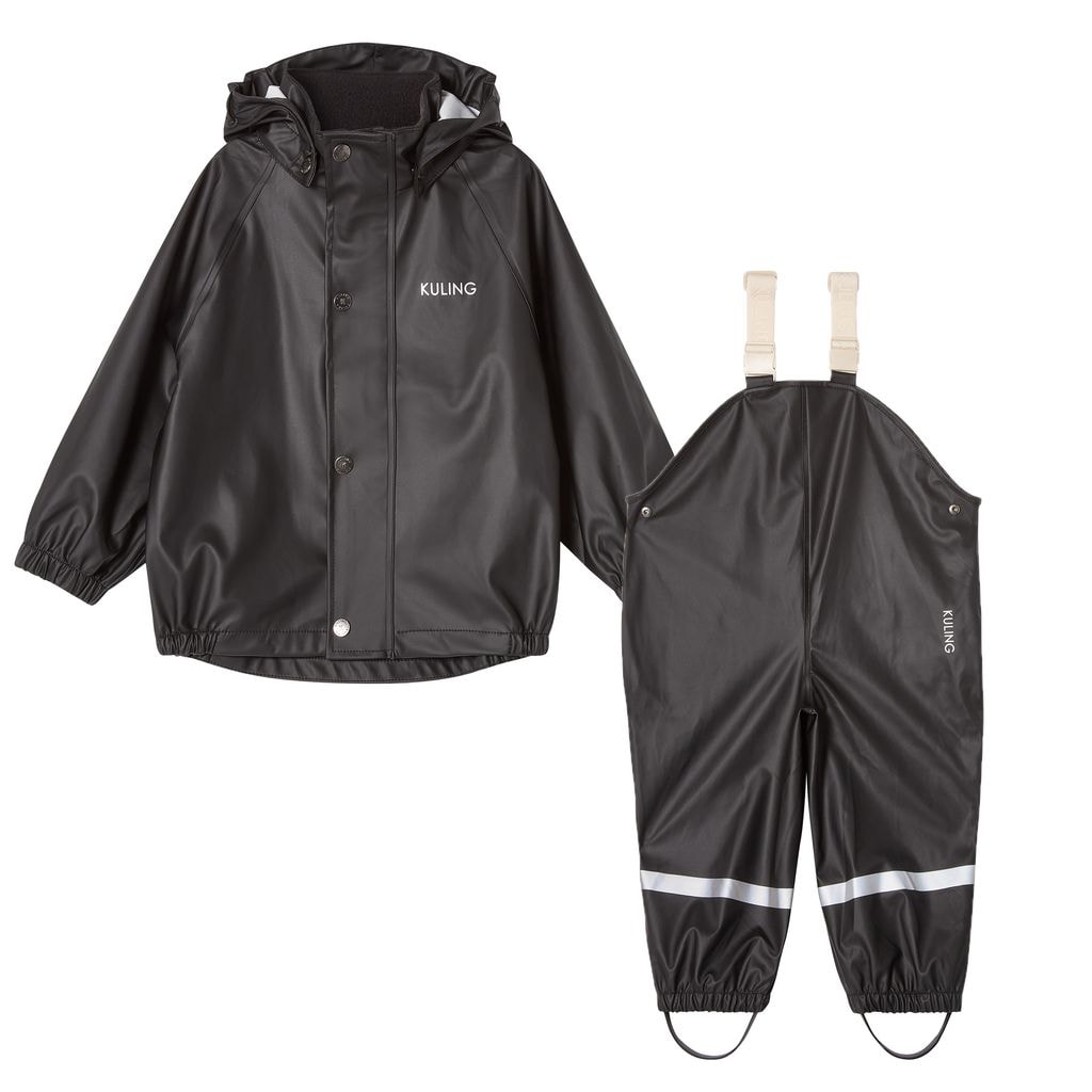 San Marino Unlined Rain Set Always Black