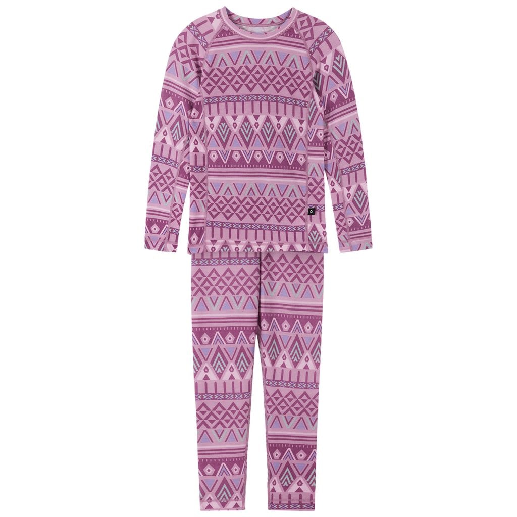 Thermal Set Taitoa-harmaa vaaleanpunainen