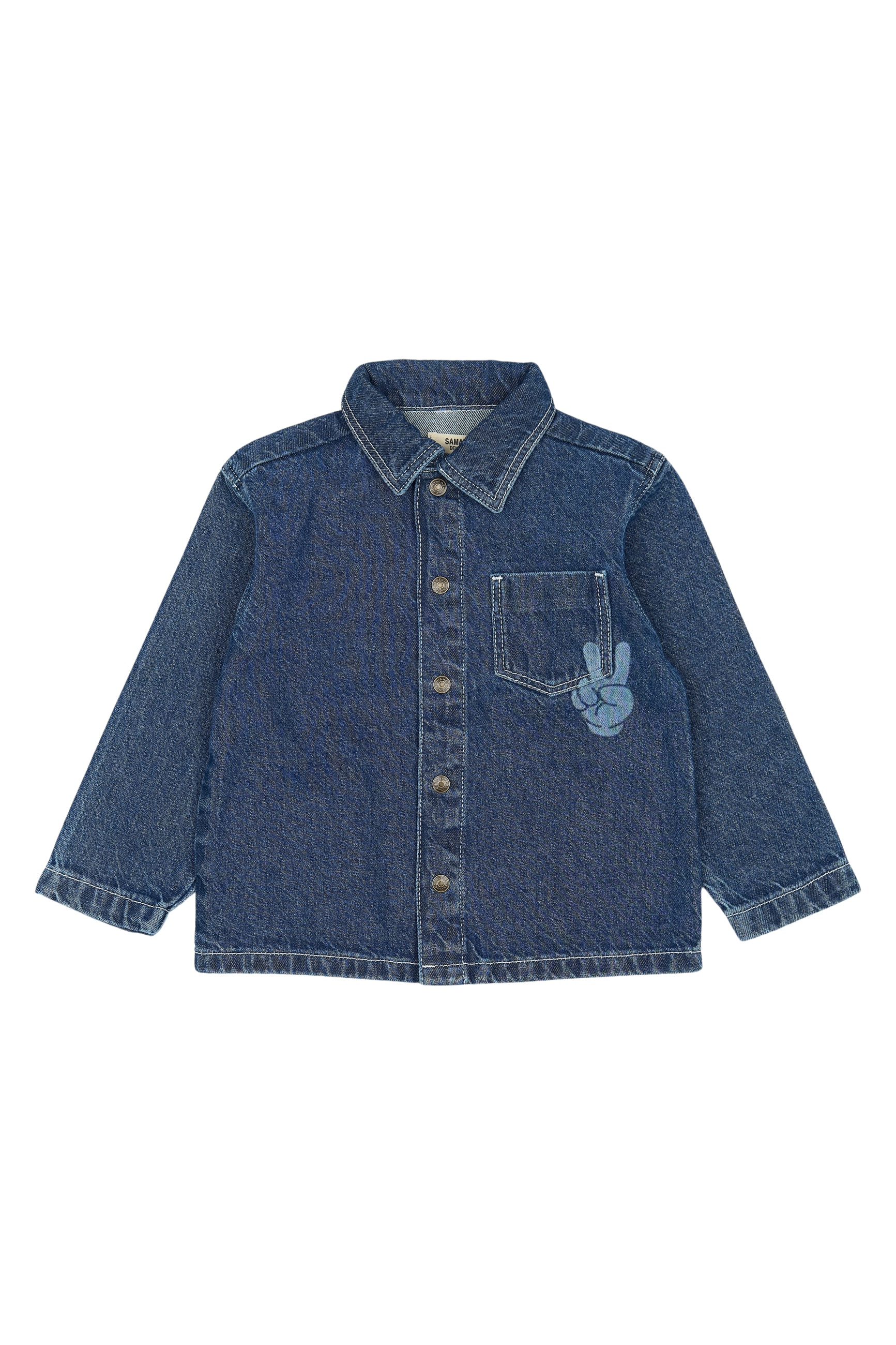 TNSTParker OS Denim Overshirt Blue Denim