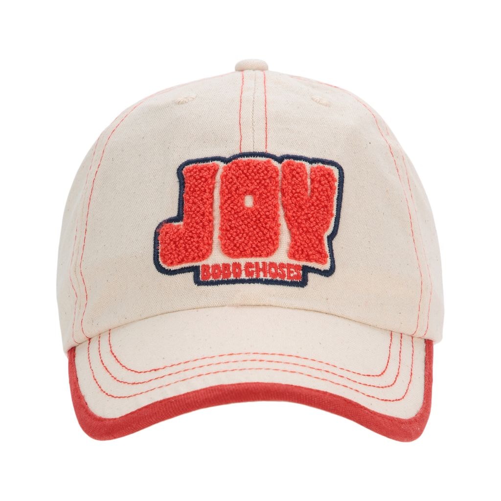 Joy Patch Cotton 캡 Off White