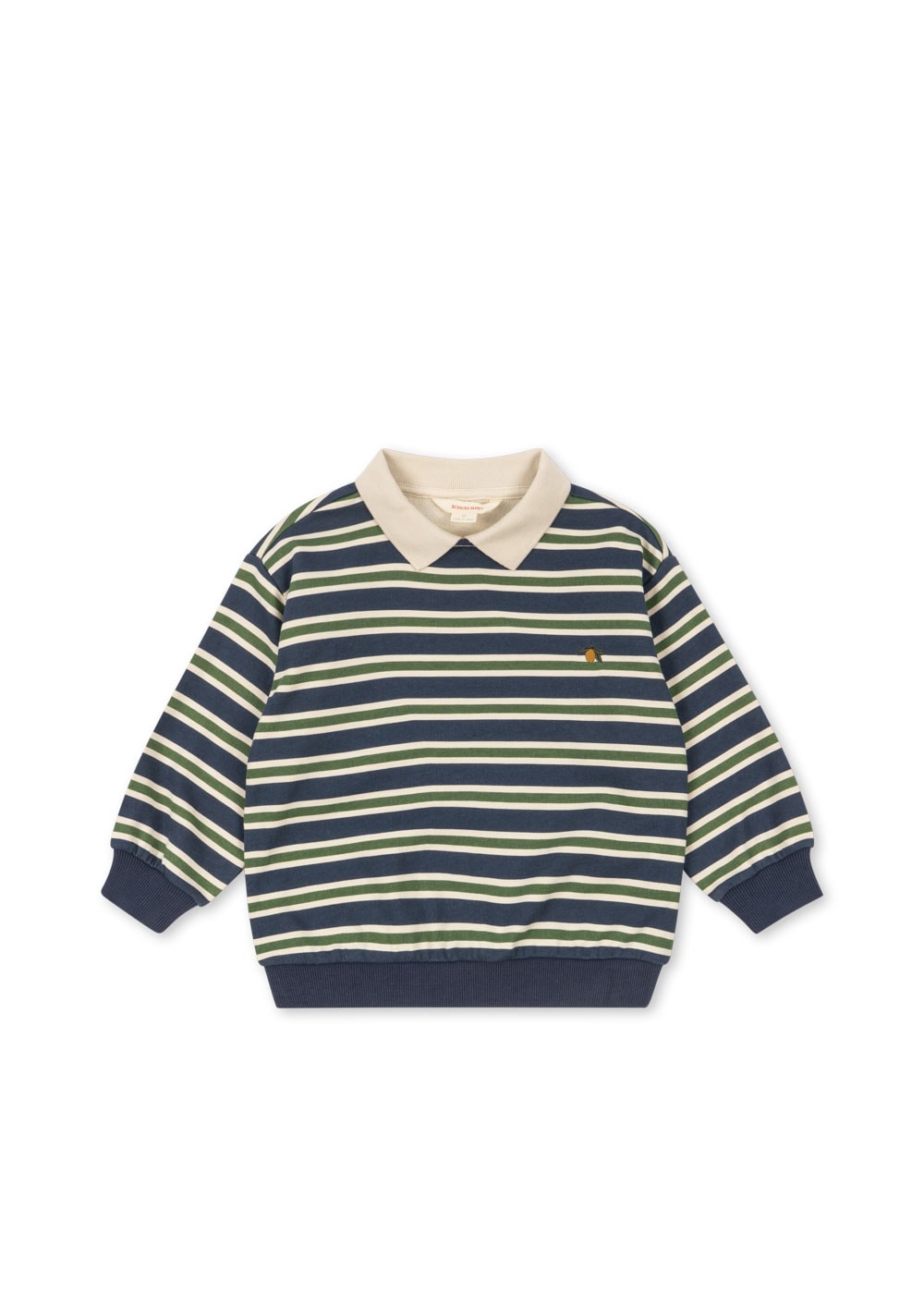 Spotty Ls Polo Gots Spellbound Stripe