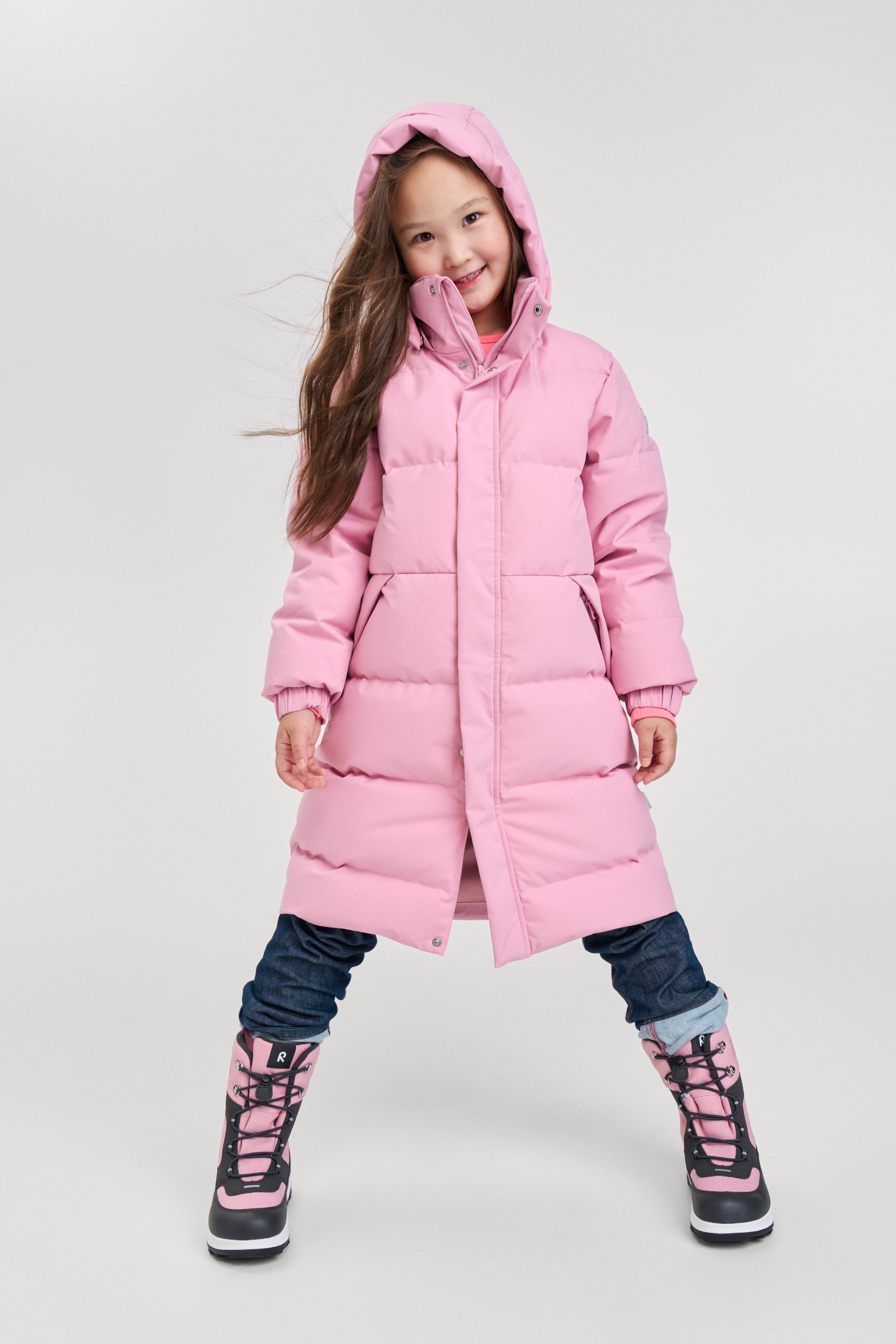 Parkkala Dunjakke Grey Pink