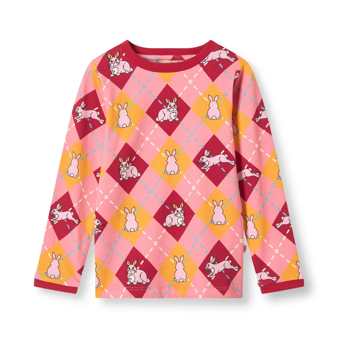 Elstar Long-Sleeved Top With Rabbits Galah