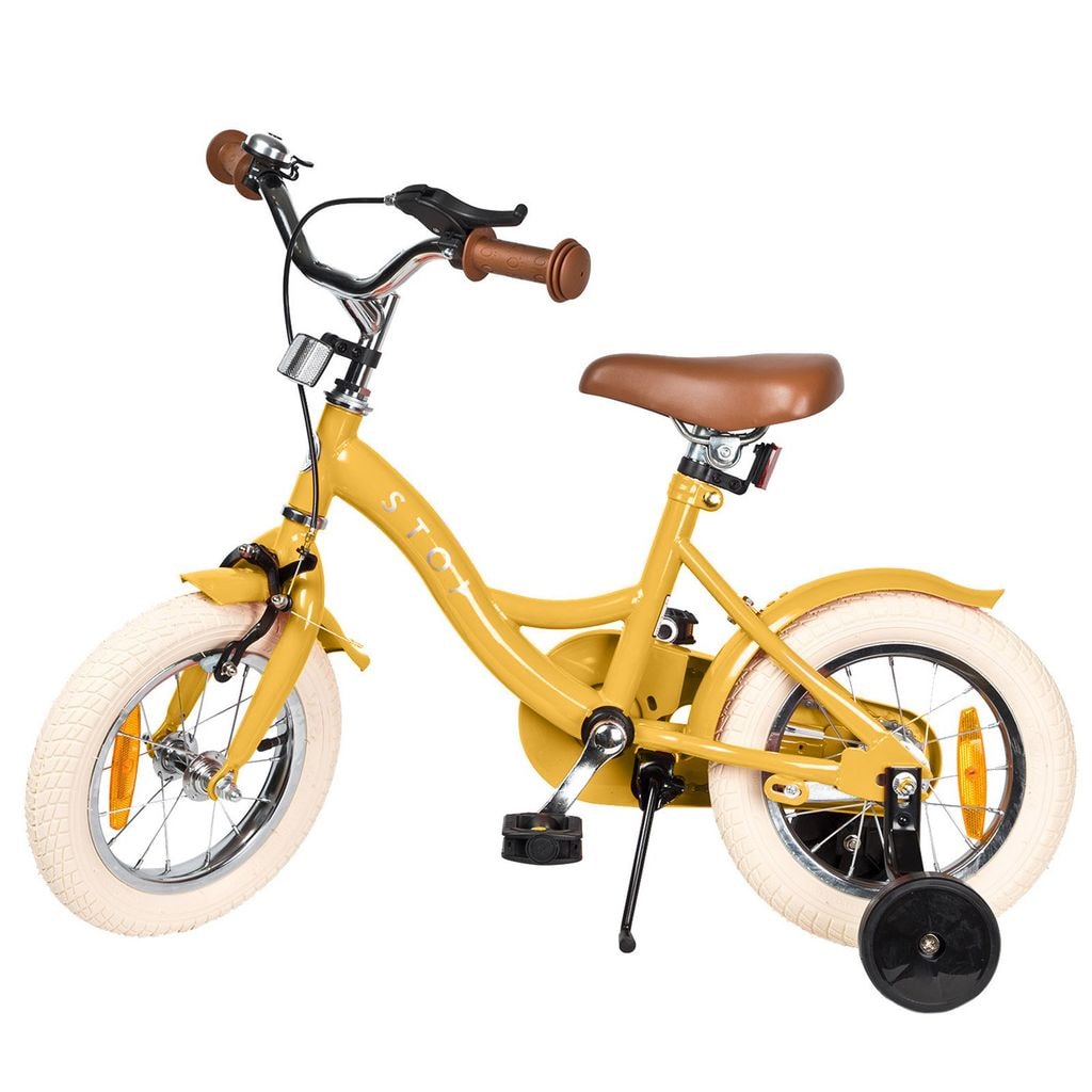 12インチ ヴィンテージ自転車 イエロー | ベビーショップ - プレミアム