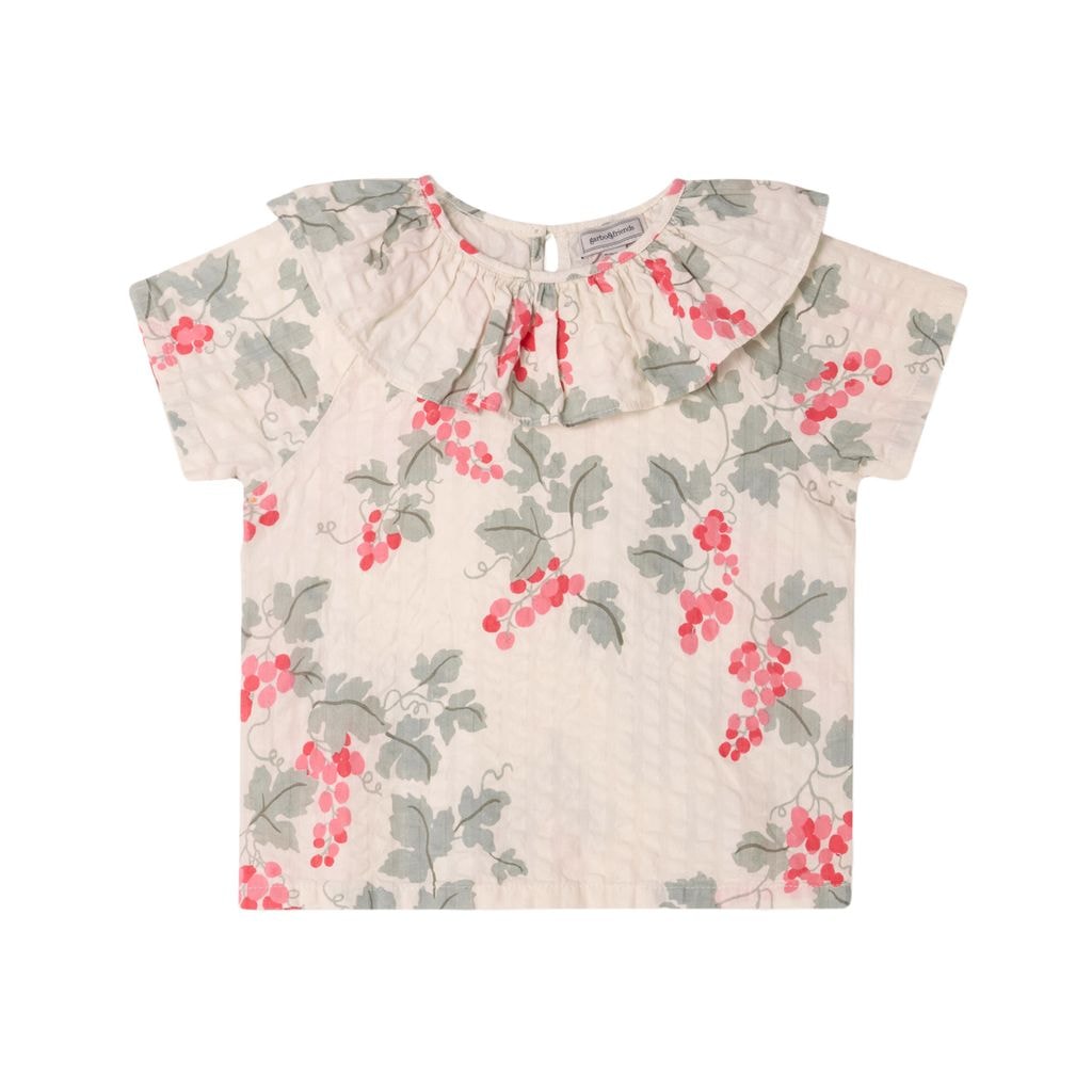 Seersucker Blouse Grapes Pink