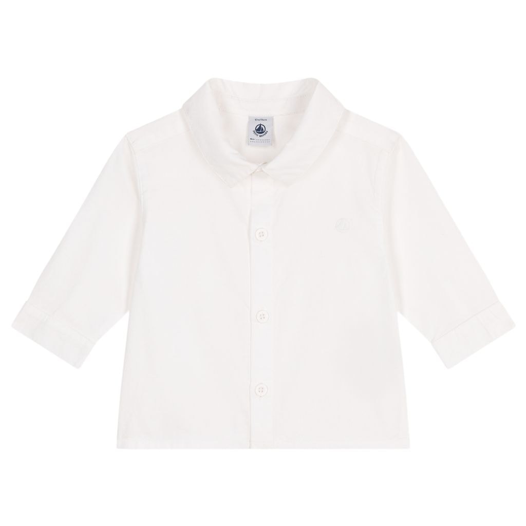 Plain Cotton Shirt Ecume