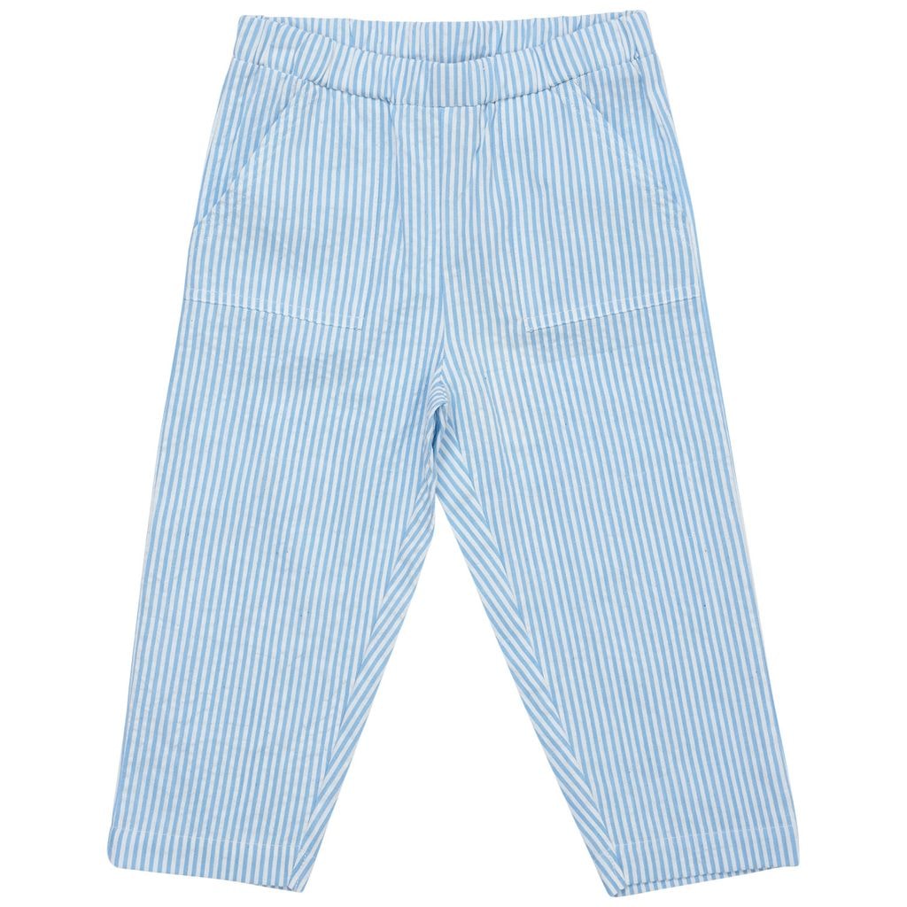 Striped Pants Sky Blue