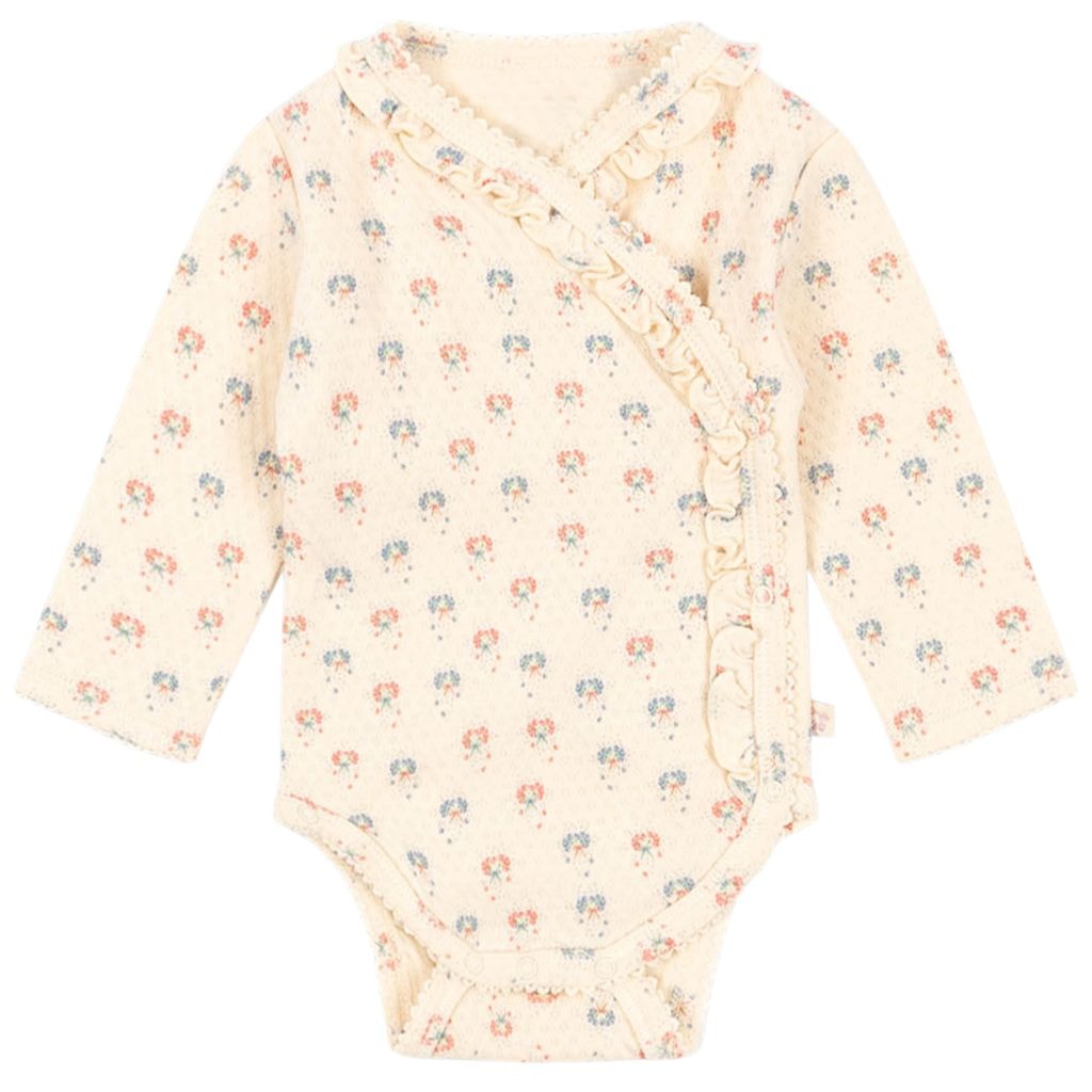 GOTS Sui Newborn Frill Long-Sleeved Body Pipa Petite