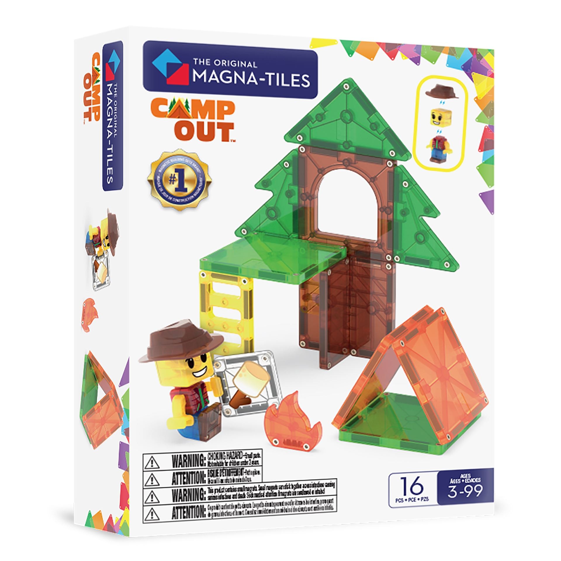 Magna-Tiles 16 Stk. Camp Out