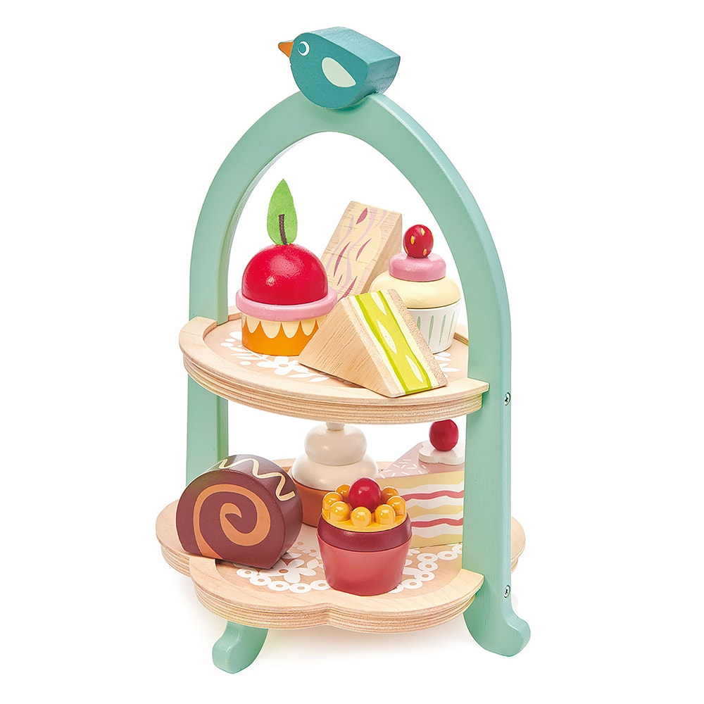 Mini Chef Ettermiddagste-stand Multicolor