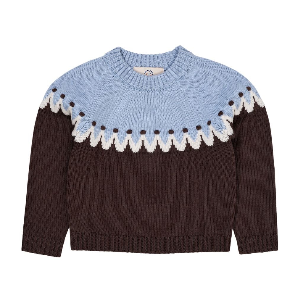 Cupcake Classic Jumper Brown/Blue Combi